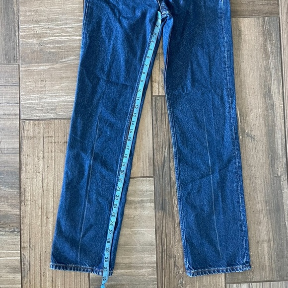 Reformation Cynthia High Rise Straight Long Jeans in cesme size 26 - Picture 9 of 12